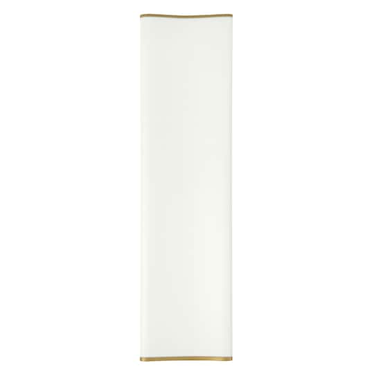 22.75" x 22.75" Gold Border Floral Wrapping Paper Sheets